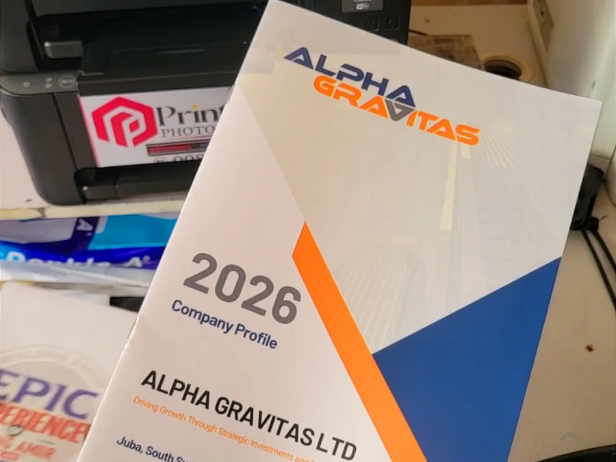 Company Profile design and printing for Alpha Gravitas Ltd.